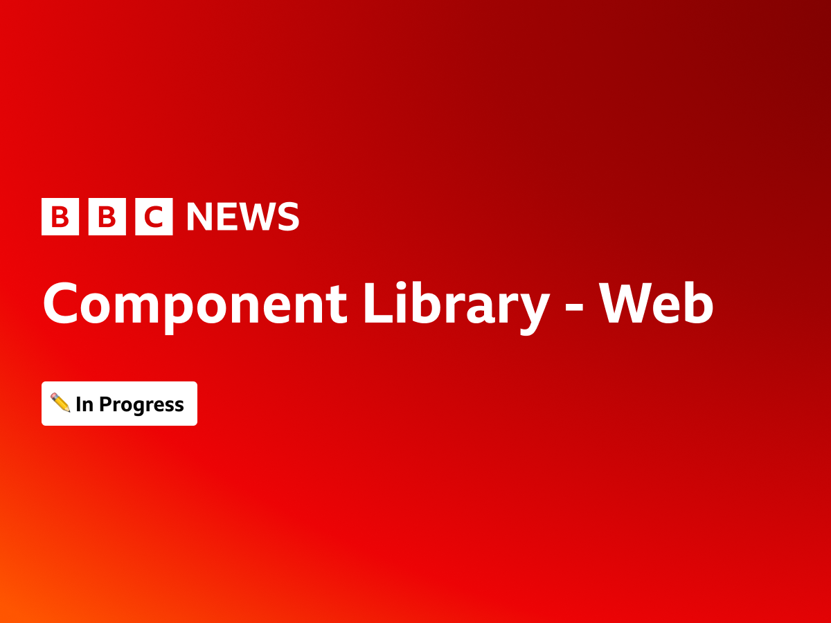 BBC News component library project thumbnail image